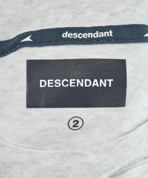 DESCENDANT（ディセンダント）Tシャツ・カットソー グレー サイズ:2(M位) メンズ/2200710210166
