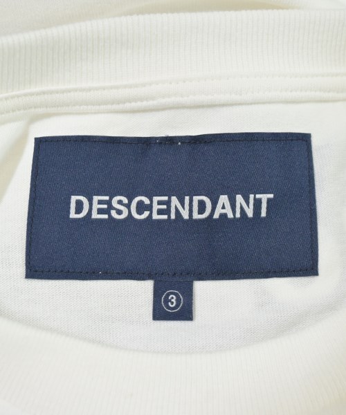 DESCENDANT（ディセンダント）Tシャツ・カットソー 白 サイズ:3(L位) メンズ/2200710210197