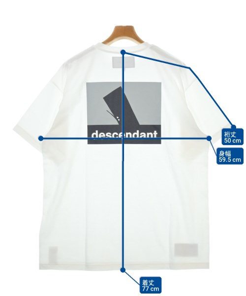 DESCENDANT（ディセンダント）Tシャツ・カットソー 白 サイズ:3(L位) メンズ/2200710210197