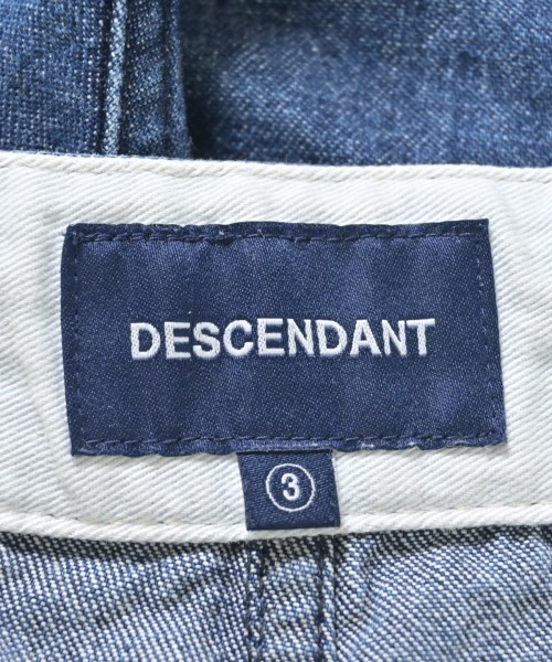 DESCENDANT（ディセンダント）ショートパンツ 青 サイズ:3(L位) メンズ/2200710210210