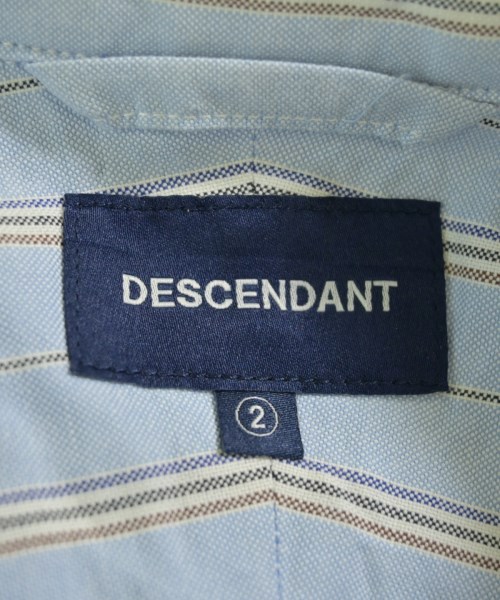 DESCENDANT（ディセンダント）カジュアルシャツ 青 サイズ:2(M位) メンズ/2200714719177