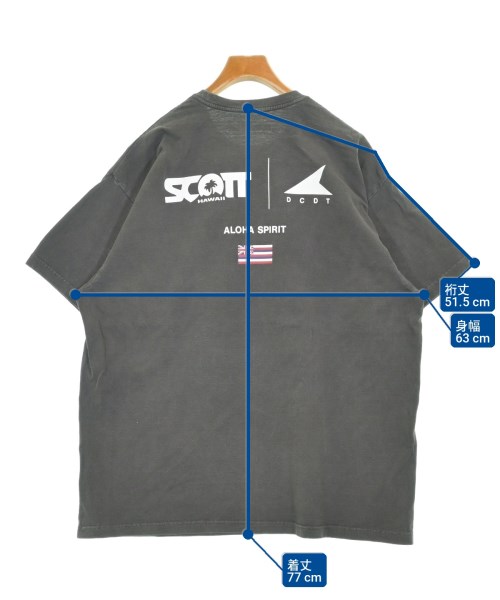 DESCENDANT（ディセンダント）Tシャツ・カットソー グレー サイズ:4(XL位) メンズ/2200716005049