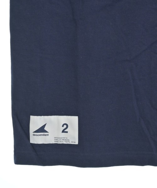 DESCENDANT（ディセンダント）Tシャツ・カットソー 紺 サイズ:2(M位) メンズ/2200710470027