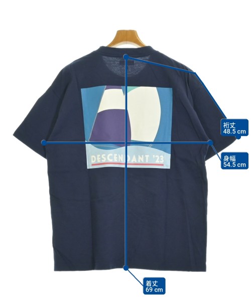 DESCENDANT（ディセンダント）Tシャツ・カットソー 紺 サイズ:2(M位) メンズ/2200710470027
