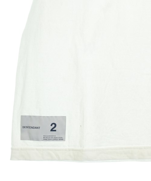 DESCENDANT（ディセンダント）Tシャツ・カットソー 白 サイズ:2(M位) メンズ/2200710470034