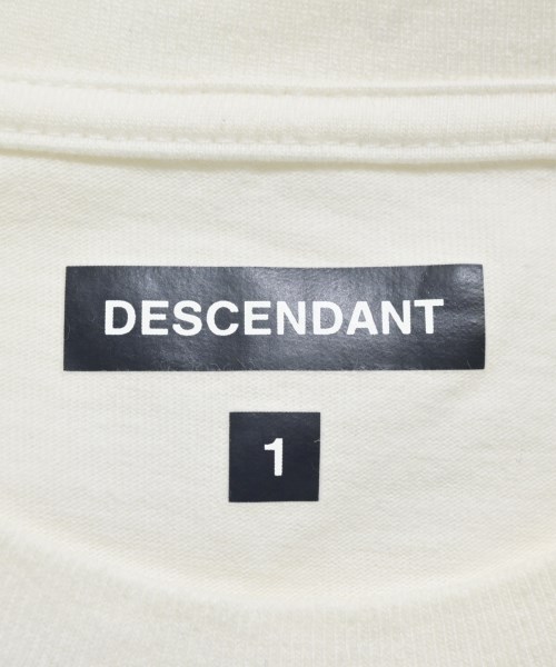 DESCENDANT（ディセンダント）Tシャツ・カットソー 白 サイズ:1(S位) メンズ/2200717407064