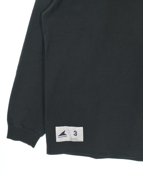 DESCENDANT（ディセンダント）Tシャツ・カットソー 黒 サイズ:3(L位) メンズ/2200718440084