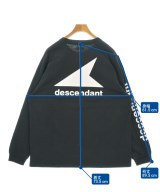DESCENDANT（ディセンダント）Tシャツ・カットソー 黒 サイズ:3(L位) メンズ/2200718440084