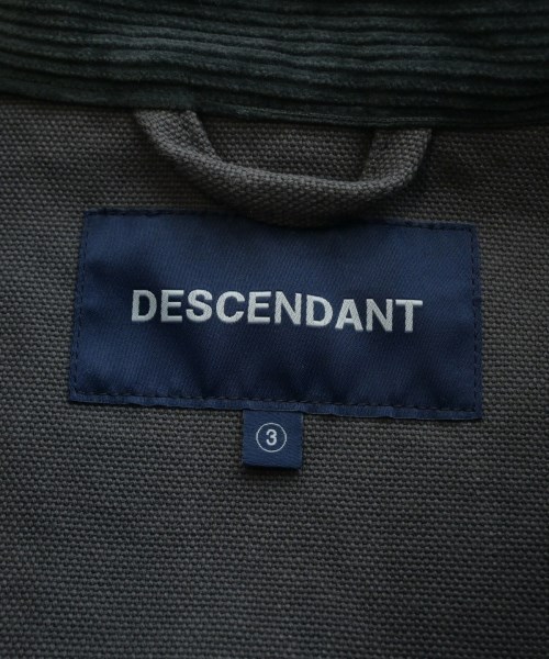 DESCENDANT（ディセンダント）ブルゾン グレー サイズ:3(L位) メンズ/2200641608018