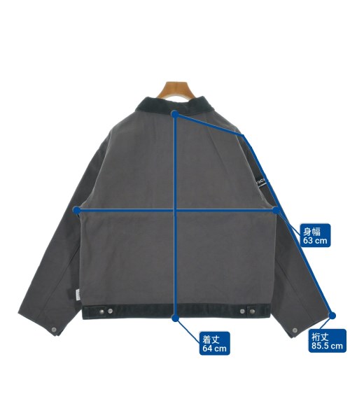 DESCENDANT（ディセンダント）ブルゾン グレー サイズ:3(L位) メンズ/2200641608018