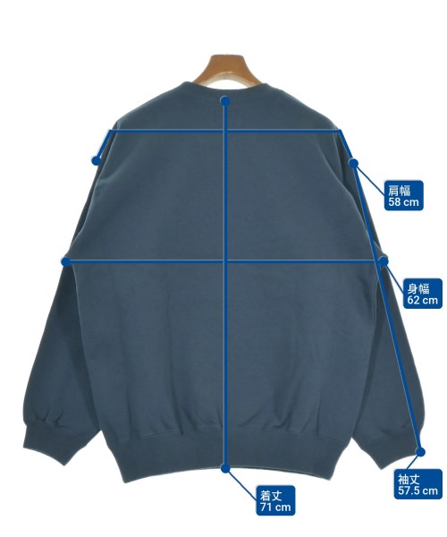 DESCENDANT（ディセンダント）スウェット 紺 サイズ:3(L位) メンズ/2200641608049