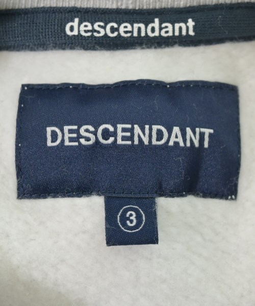DESCENDANT（ディセンダント）パーカー グレー サイズ:3(L位) メンズ/2200641608056