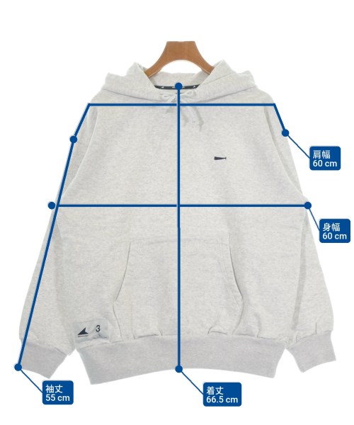 DESCENDANT（ディセンダント）パーカー グレー サイズ:3(L位) メンズ/2200641608056