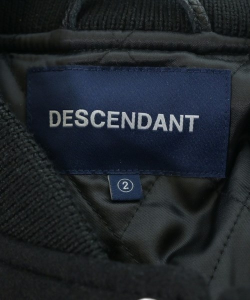 DESCENDANT（ディセンダント）スタジャン 黒 サイズ:2(M位) メンズ/2200641608100