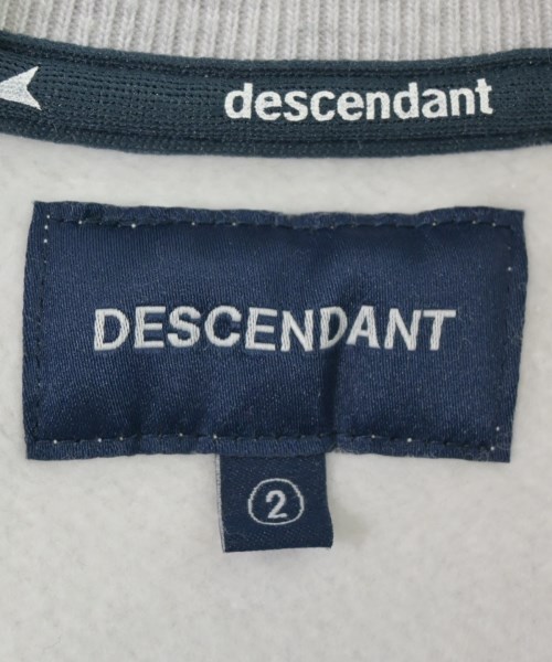 DESCENDANT（ディセンダント）スウェット グレー サイズ:2(M位) メンズ/2200641608117