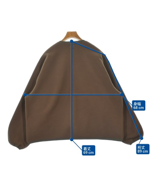 DESCENDANT（ディセンダント）ブルゾン 茶 サイズ:1(S位) メンズ/2200641608148