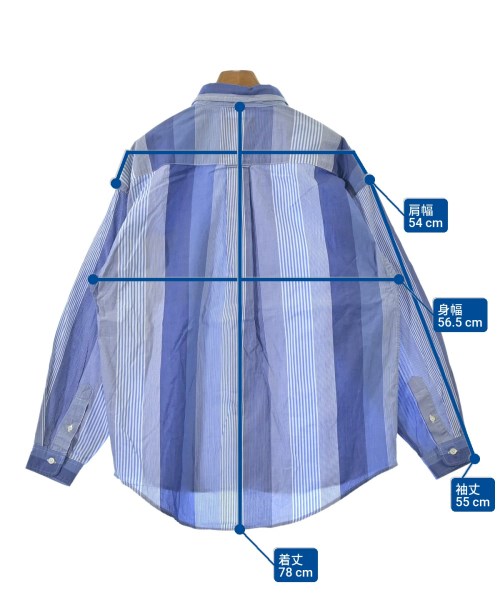 DESCENDANT（ディセンダント）カジュアルシャツ 青 サイズ:2(M位) メンズ/2200645987126