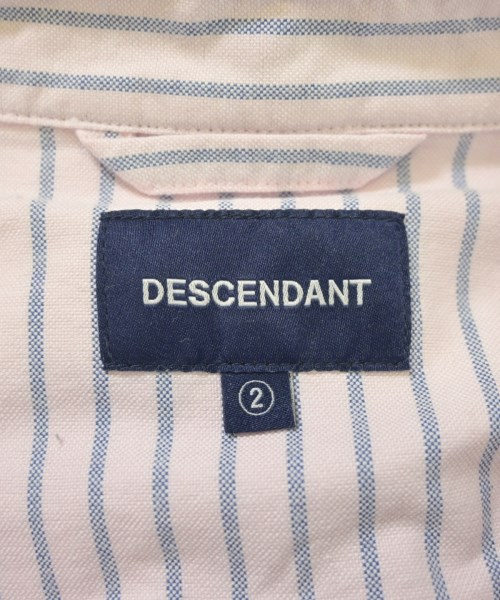 DESCENDANT（ディセンダント）カジュアルシャツ ピンク サイズ:2(M位) メンズ/2200645987133