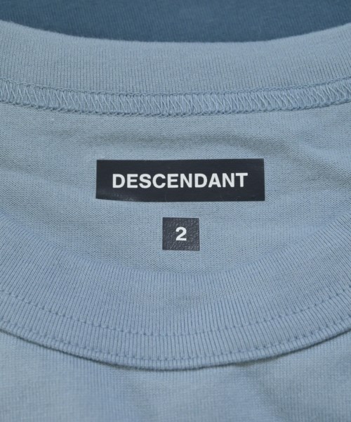 DESCENDANT（ディセンダント）Tシャツ・カットソー 青 サイズ:2(M位) メンズ/2200645987195