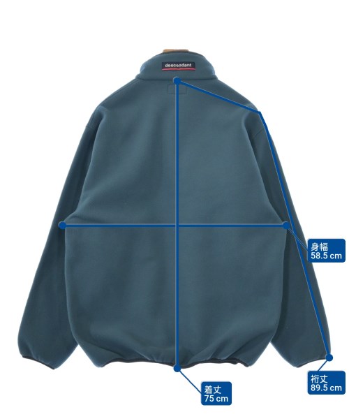 DESCENDANT（ディセンダント）スウェット 青 サイズ:2(M位) メンズ/2200634987168