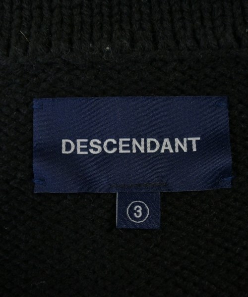 DESCENDANT（ディセンダント）カーディガン 黒 サイズ:3(L位) メンズ/2200634987205