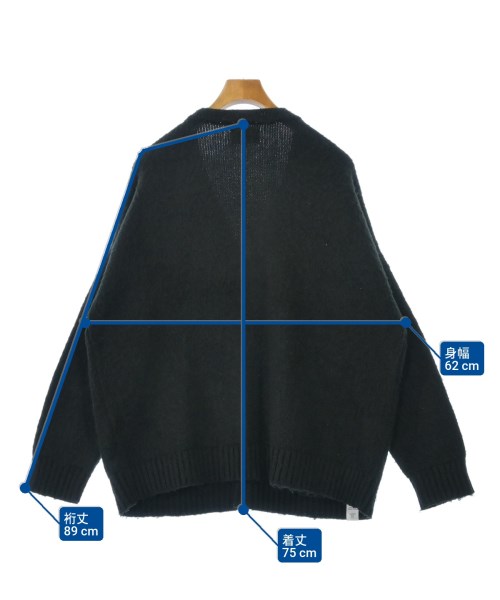 DESCENDANT（ディセンダント）カーディガン 黒 サイズ:3(L位) メンズ/2200634987205