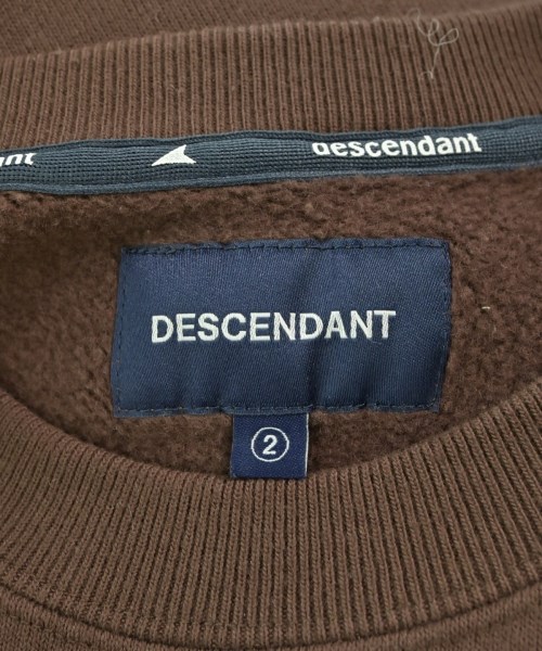 DESCENDANT（ディセンダント）スウェット 茶 サイズ:2(M位) メンズ/2200634987267