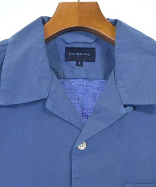 DESCENDANT（ディセンダント）カジュアルシャツ 青 サイズ:2(M位) メンズ/2200634987311