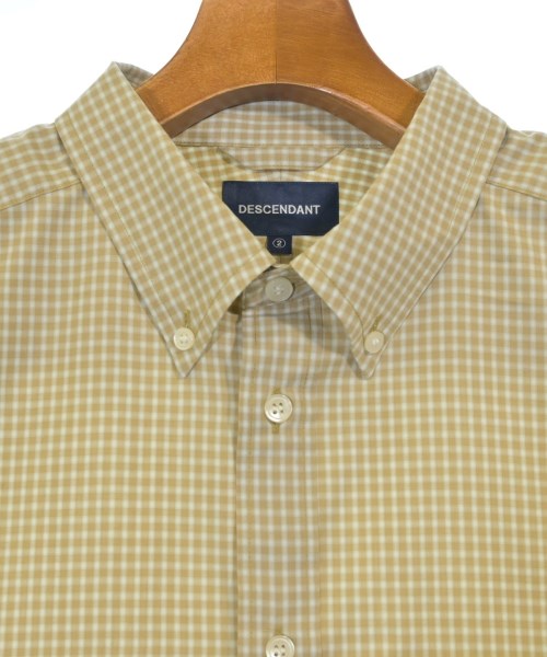 DESCENDANT（ディセンダント）カジュアルシャツ ベージュ サイズ:2(M位) メンズ/2200634987328