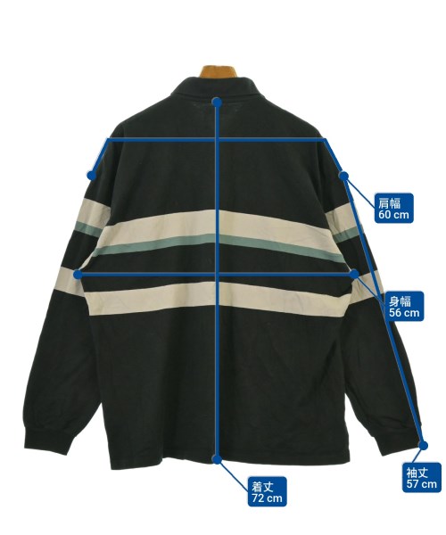 DESCENDANT（ディセンダント）ポロシャツ 黒 サイズ:3(L位) メンズ/2200645524888