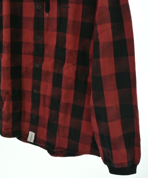 DESCENDANT（ディセンダント）カジュアルシャツ 赤 サイズ:2(M位) メンズ/2200648286288