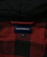 DESCENDANT（ディセンダント）カジュアルシャツ 赤 サイズ:2(M位) メンズ/2200648286288