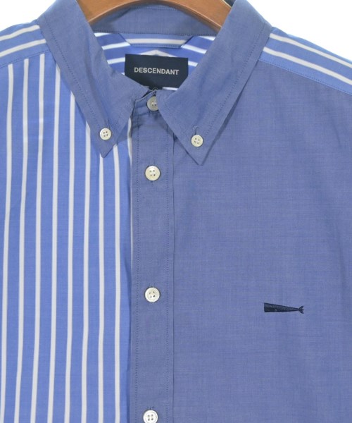 DESCENDANT（ディセンダント）カジュアルシャツ 青 サイズ:2(M位) メンズ/2200648811022