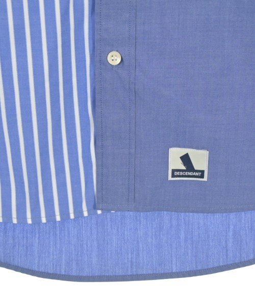 DESCENDANT（ディセンダント）カジュアルシャツ 青 サイズ:2(M位) メンズ/2200648811022