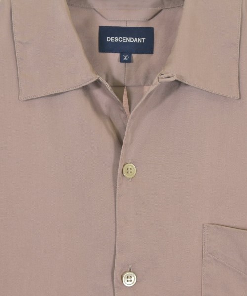 DESCENDANT（ディセンダント）カジュアルシャツ 茶 サイズ:2(M位) メンズ/2200648918110