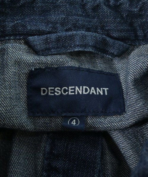 DESCENDANT（ディセンダント）カジュアルシャツ 紺 サイズ:4(XL位) メンズ/2200649995028