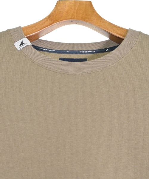 DESCENDANT（ディセンダント）スウェット ベージュ サイズ:3(L位) メンズ/2200643542037