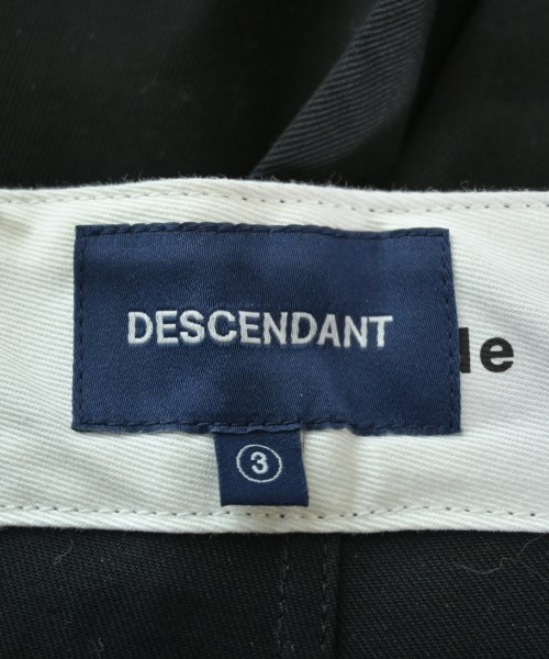 DESCENDANT（ディセンダント）チノパン 黒 サイズ:3(L位) メンズ/2200653735016