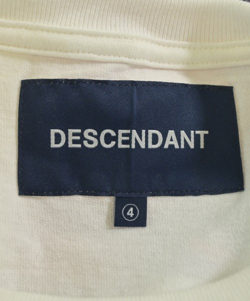 DESCENDANT（ディセンダント）Tシャツ・カットソー 白 サイズ:4(XL位) メンズ/2200653823027