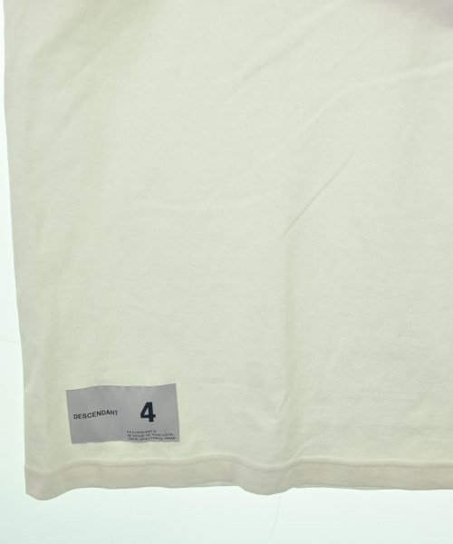 DESCENDANT（ディセンダント）Tシャツ・カットソー 白 サイズ:4(XL位) メンズ/2200653823027