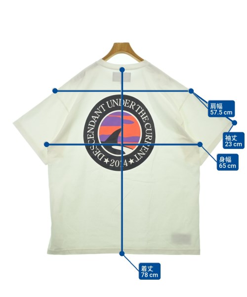 DESCENDANT（ディセンダント）Tシャツ・カットソー 白 サイズ:4(XL位) メンズ/2200653823027