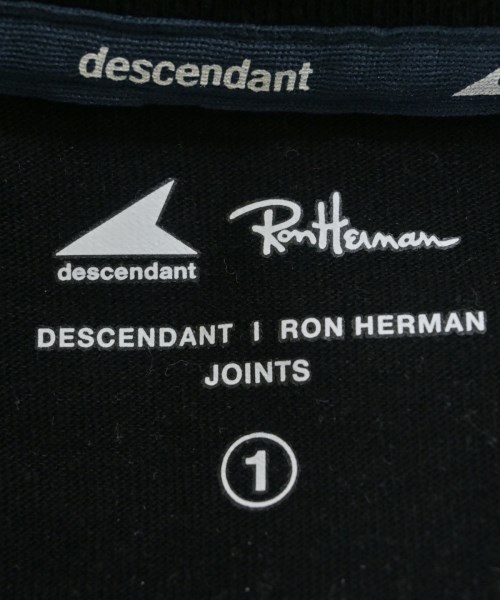 DESCENDANT（ディセンダント）Tシャツ・カットソー 黒 サイズ:1(S位) メンズ/2200700646043