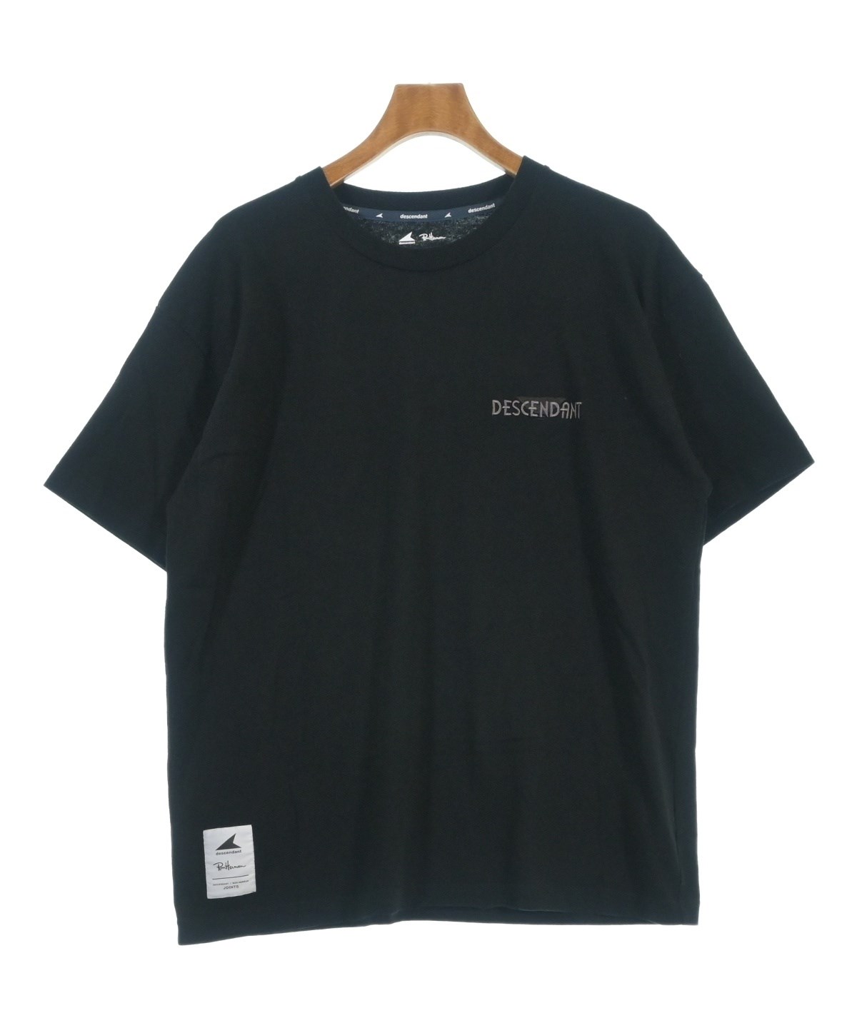 DESCENDANT（ディセンダント）Tシャツ・カットソー 黒 サイズ:1(S位