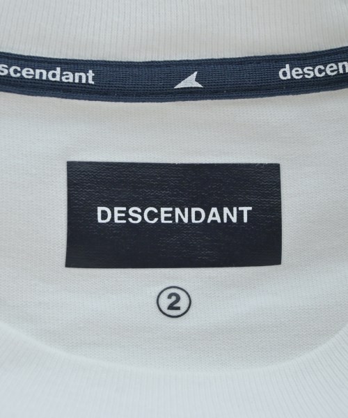 DESCENDANT（ディセンダント）Tシャツ・カットソー 白 サイズ:-(M位) メンズ/2200703160072
