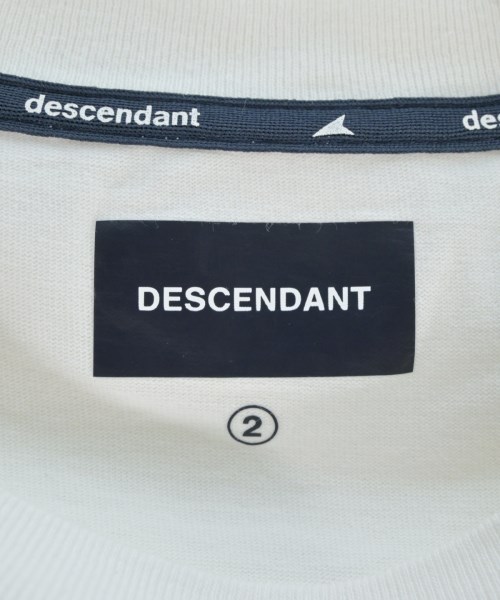 DESCENDANT（ディセンダント）Tシャツ・カットソー 白 サイズ:2(M位) メンズ/2200703160089