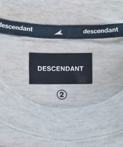 DESCENDANT（ディセンダント）Tシャツ・カットソー グレー サイズ:2(M位) メンズ/2200703160096