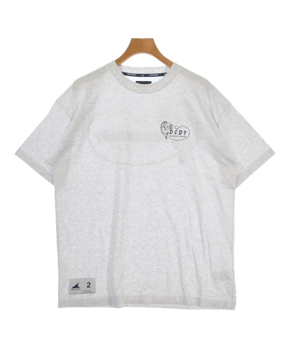 DESCENDANT（ディセンダント）Tシャツ・カットソー グレー サイズ:2(M