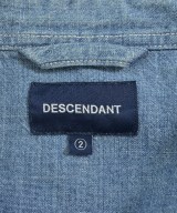 DESCENDANT（ディセンダント）カジュアルシャツ 青 サイズ:2(M位) メンズ/2200703516022