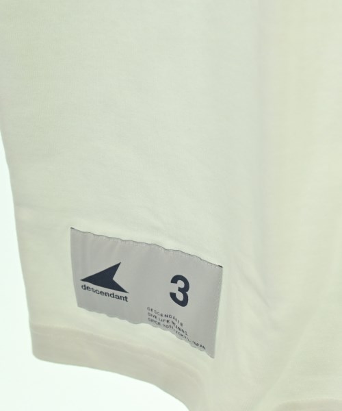 DESCENDANT（ディセンダント）Tシャツ・カットソー 白 サイズ:3(L位) メンズ/2200701104061