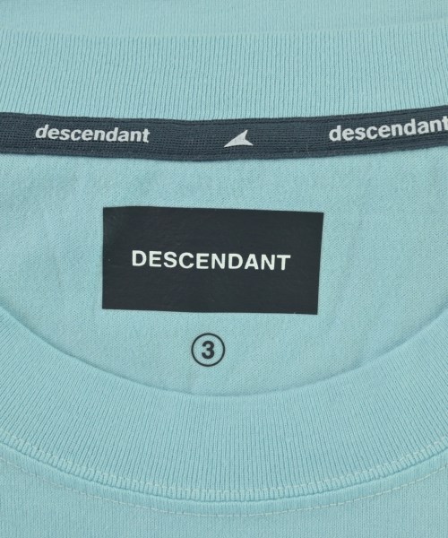 DESCENDANT（ディセンダント）Tシャツ・カットソー 青 サイズ:3(L位) メンズ/2200701104085